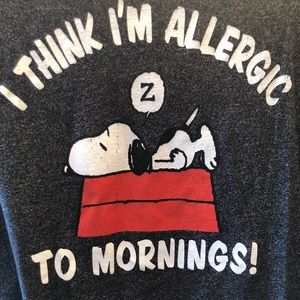 Peanuts Snoopy sleep tunic size large